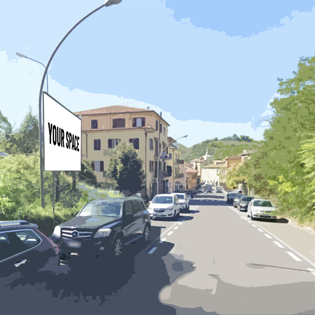 SPAZIO PUBBLICITARIO 600 x 300 Via Nursina (SPOLETO) Dal 19/10/2026 al 01/11/2026 14 giorni